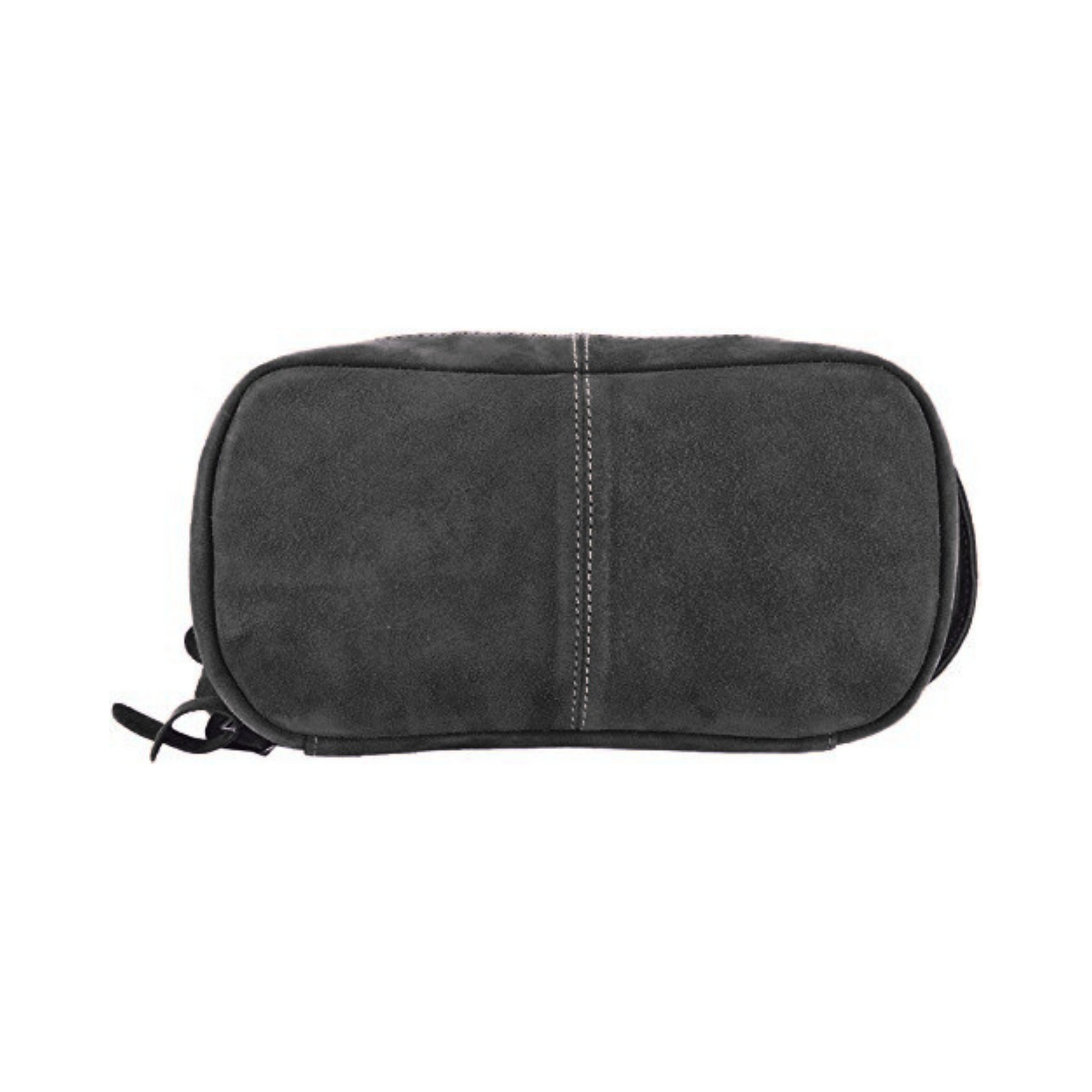 Jasper Suede Dopp Kit Black