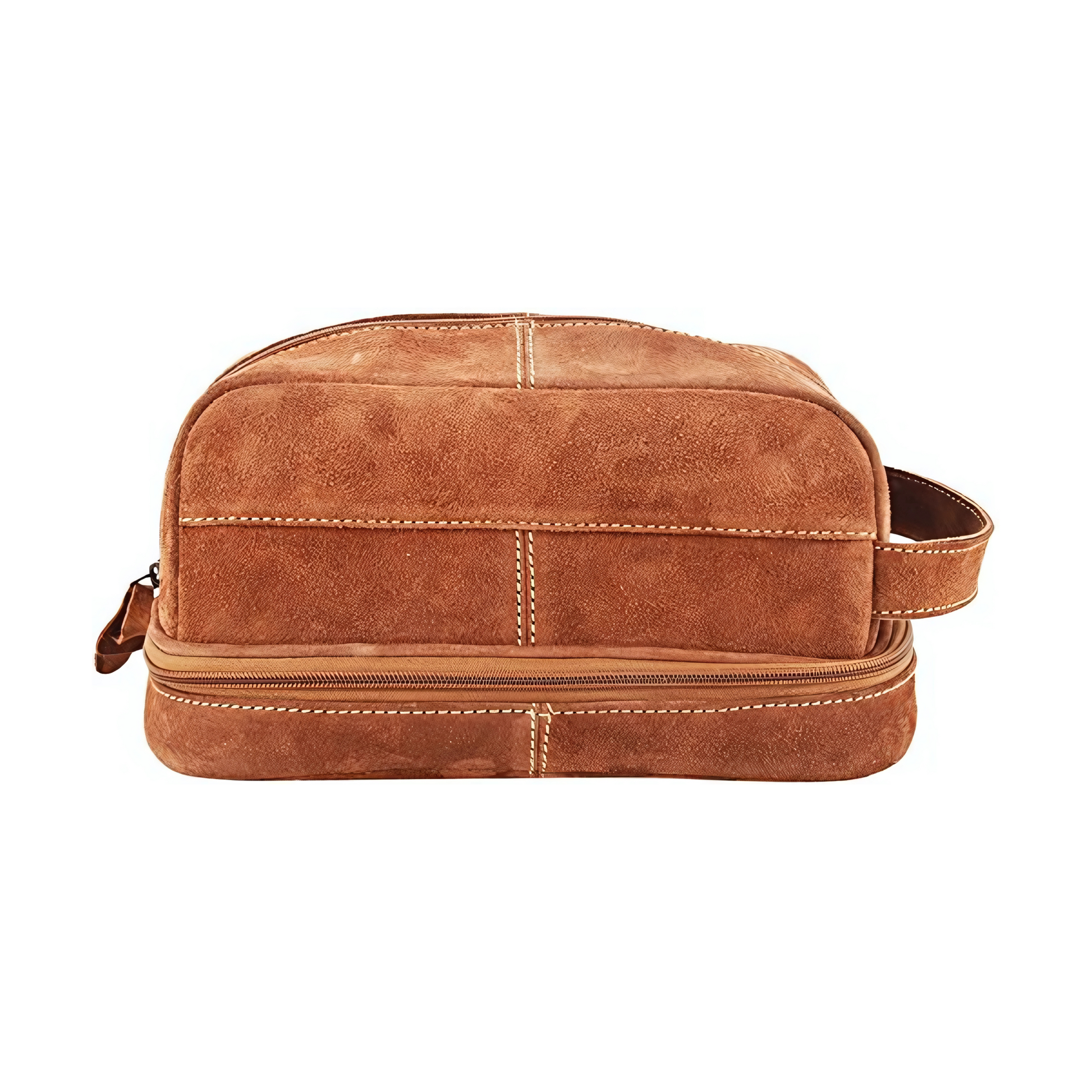 Jasper Suede Dopp Kit Black