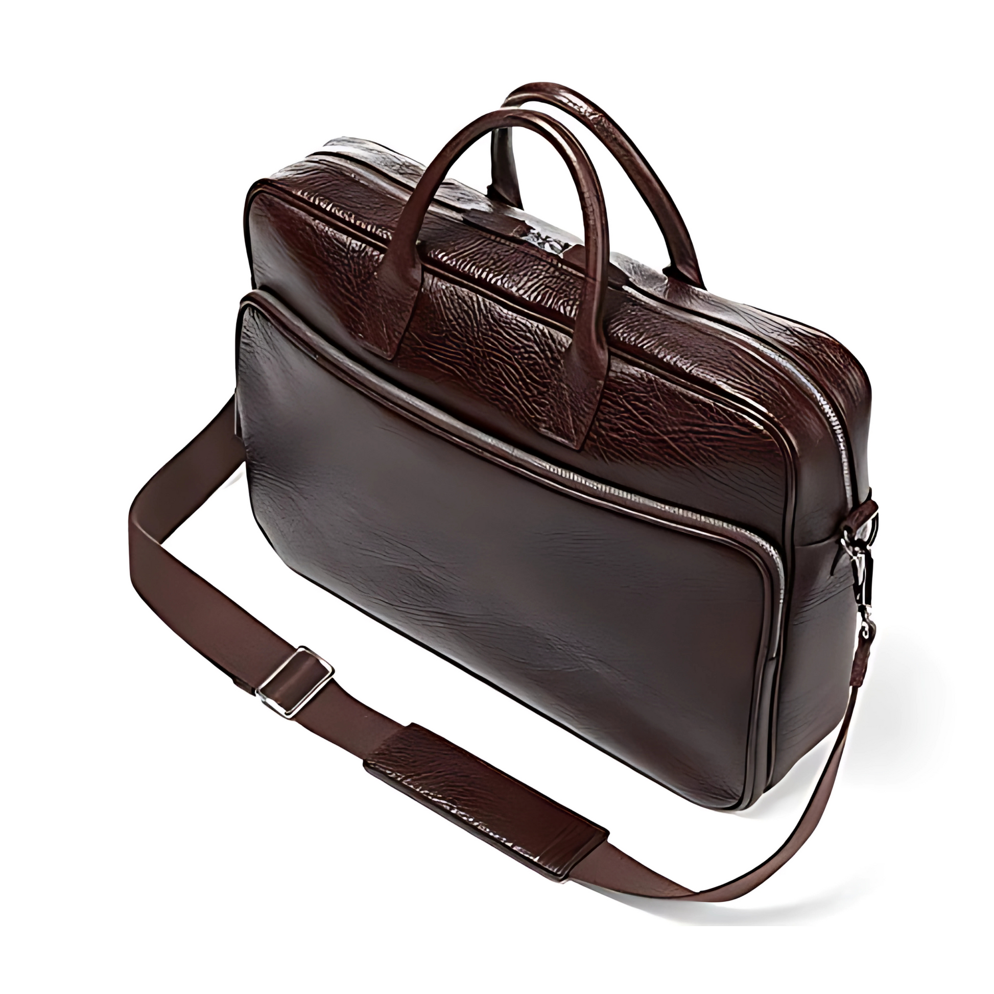 The Hamilton Executive Leather Laptop Bag – Black